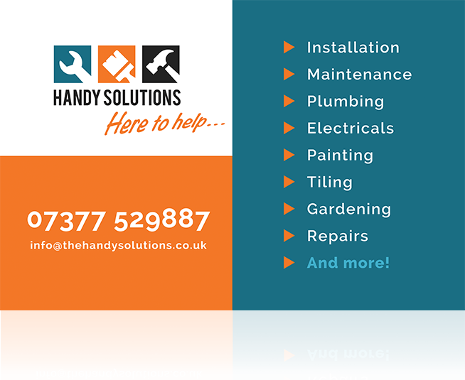 Handy Solutions paving sign