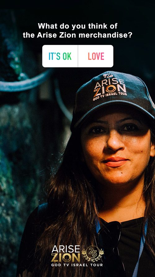Arise Zion social media story